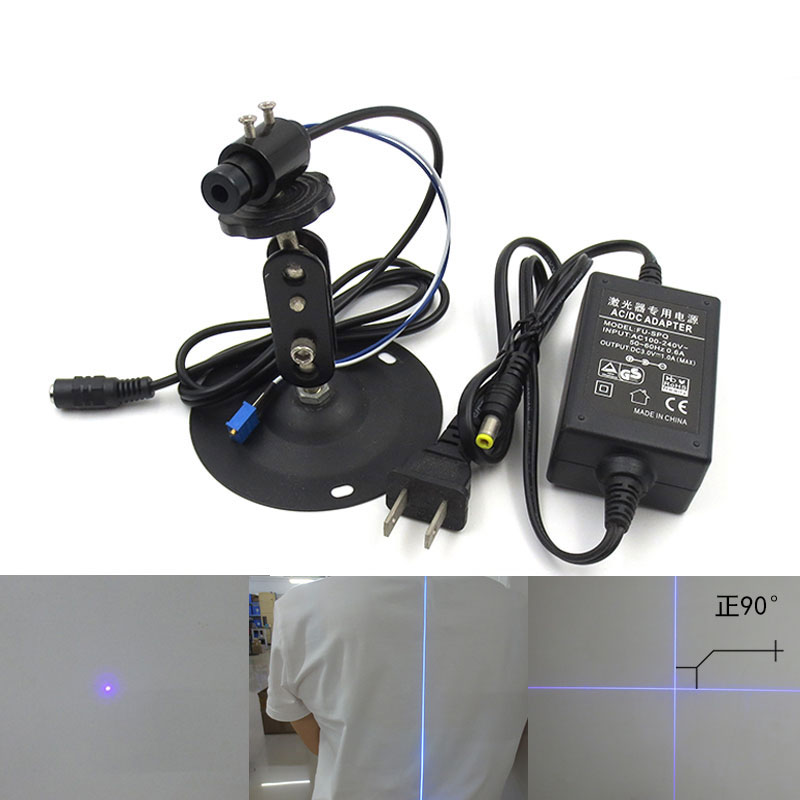 405nm 0.1mw~10mw Tunable power blue violet نقطة / خط / تقاطع انتاج الطاقة adjustable
