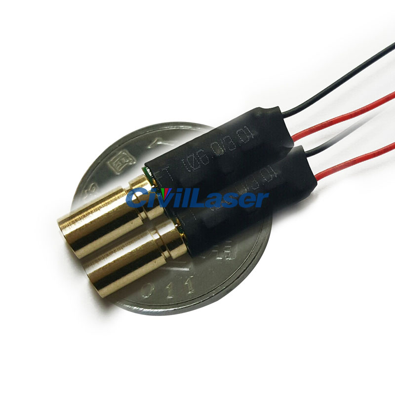 520nm Dot وحدة الليزر الخضراء high Stable 