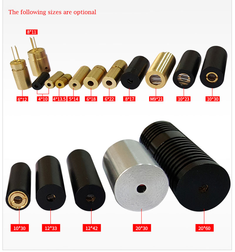 520nm Dot وحدة الليزر الخضراء high Stable 