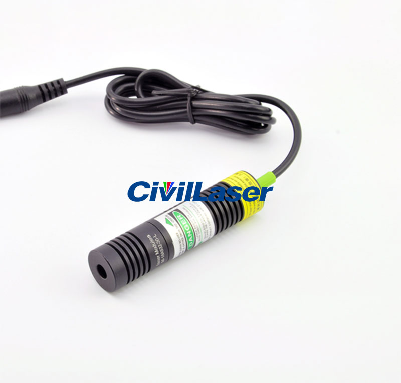 532nm 50mW وحدة ليزر الخط الأخضر