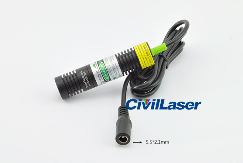 532nm 50mW وحدة ليزر الخط الأخضر
