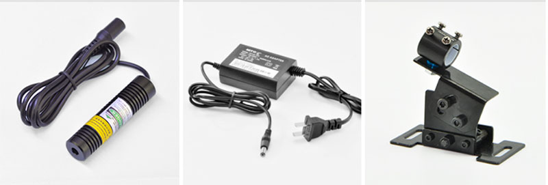 532nm 50mW وحدة ليزر الخط الأخضر