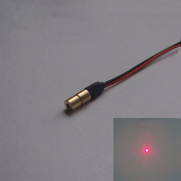 635nm 5mw وحدة الليزر الأحمر Micro laser head Super Small size 4*13.7mm