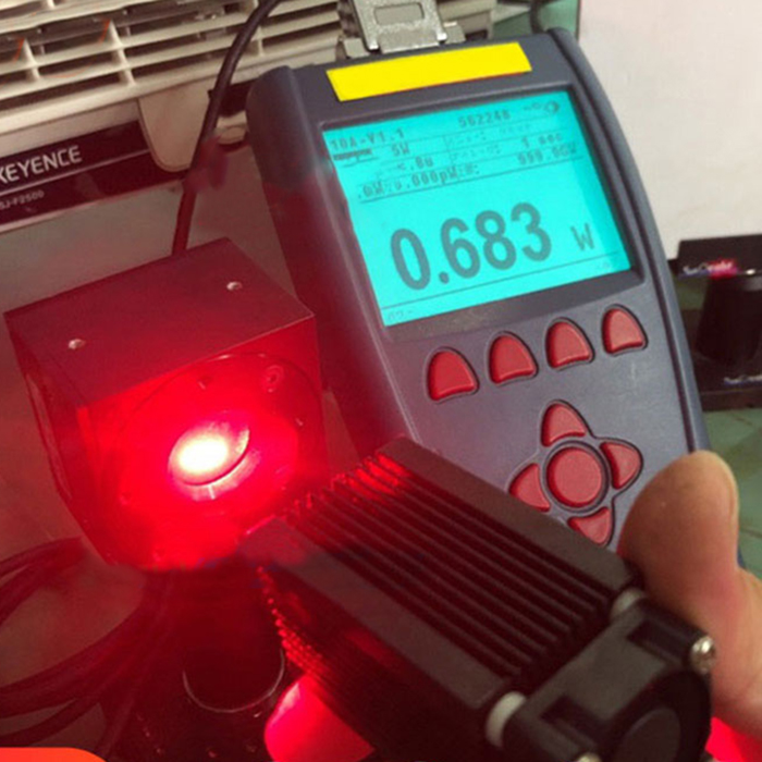 638nm Red قوة عالية 0.75W/1.2W Dot Miniature engraving machine Industrial Experimental Light Source