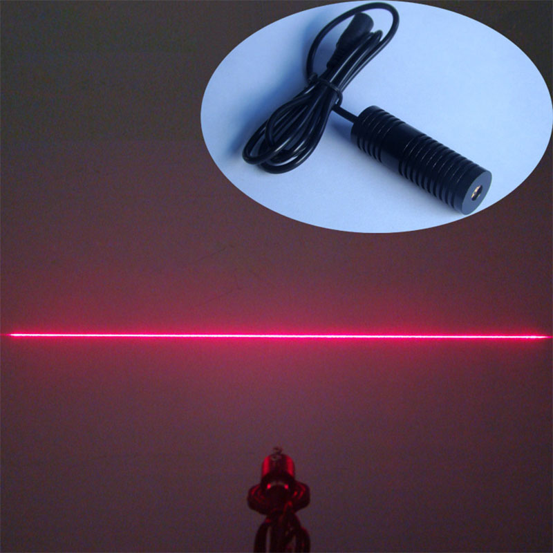 650nm 250mW 5V Red Line shape laser module قوة عالية positioning instrument