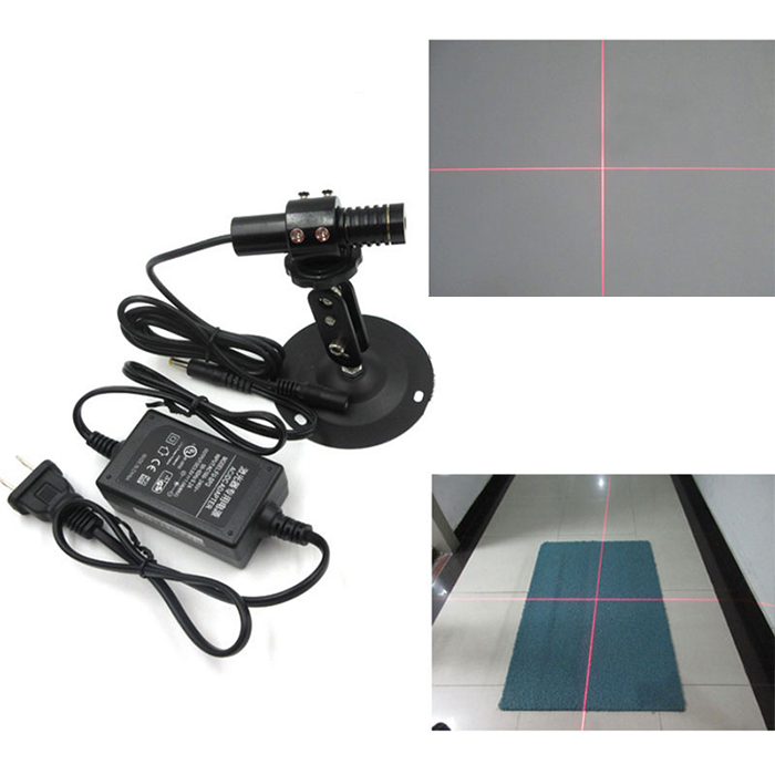650nm 50mw وحدة الليزر ذات الشعيرات المتصالبة الحمراء Ultra-fine/Adjustable linewidth Vertical 90 degrees
