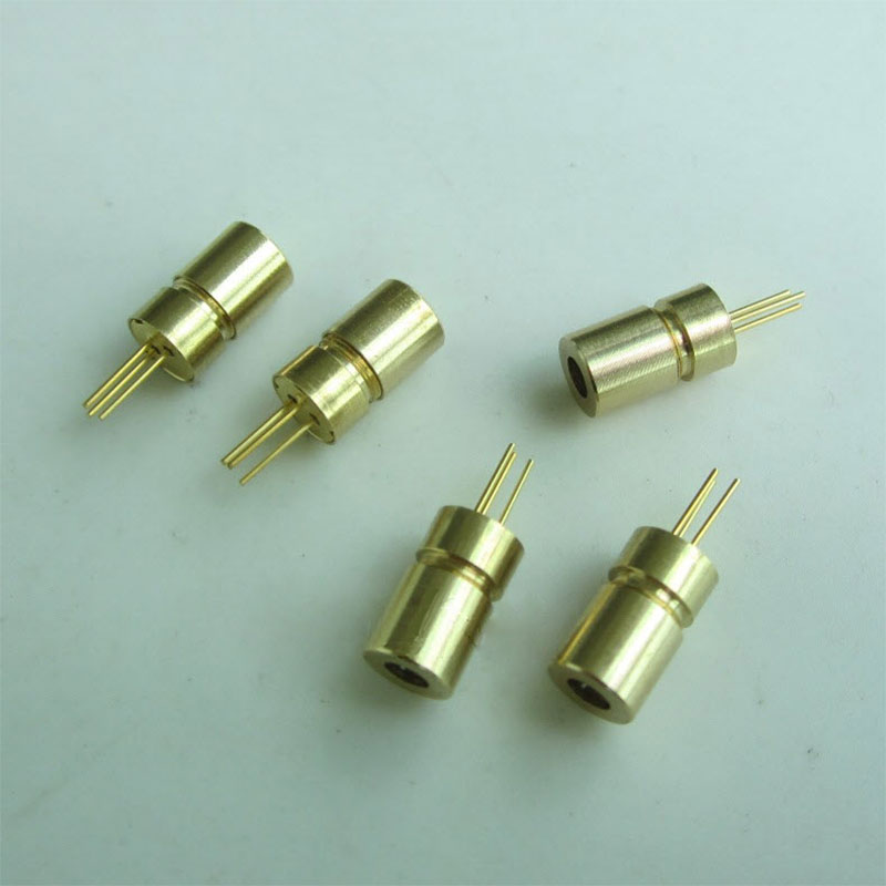 5mW 650nm Dot Industrial laser head التركيز قابل للتعديل With PD 6mm size
