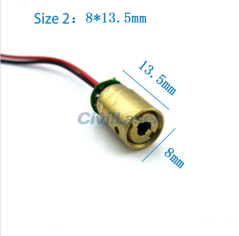 650nm 5mW Dotوحدة الليزر الأحمر 1000pcs