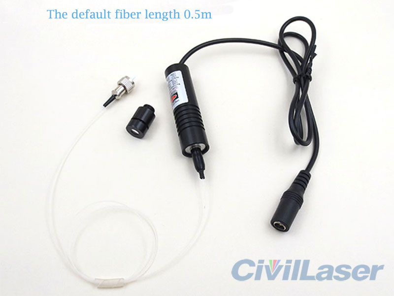 658nm 30mw Red pigtailed الليزر المقترن بالألياف SM module