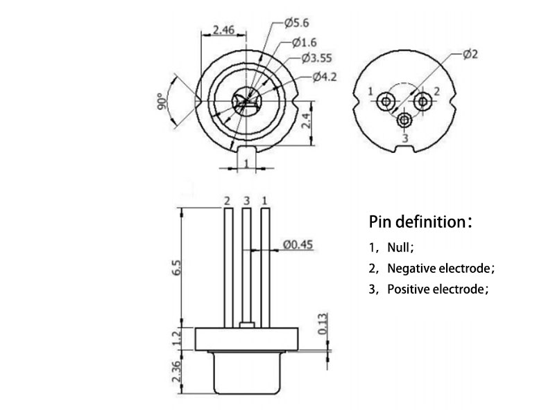 940nm 250mw الصمام الثنائي ليزر الأشعة تحت الحمراء