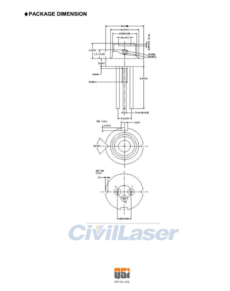 940nm 50mW Powerful ليزر الأشعة تحت الحمراء Module TO18 5.6mm