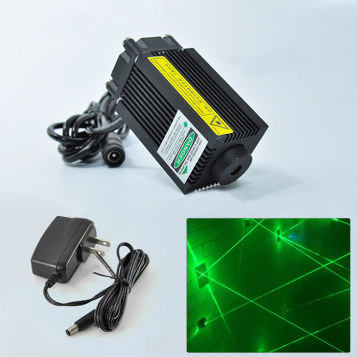 532nm 100mWوحدة ليزر النقطة الخضراء Room escape 12V