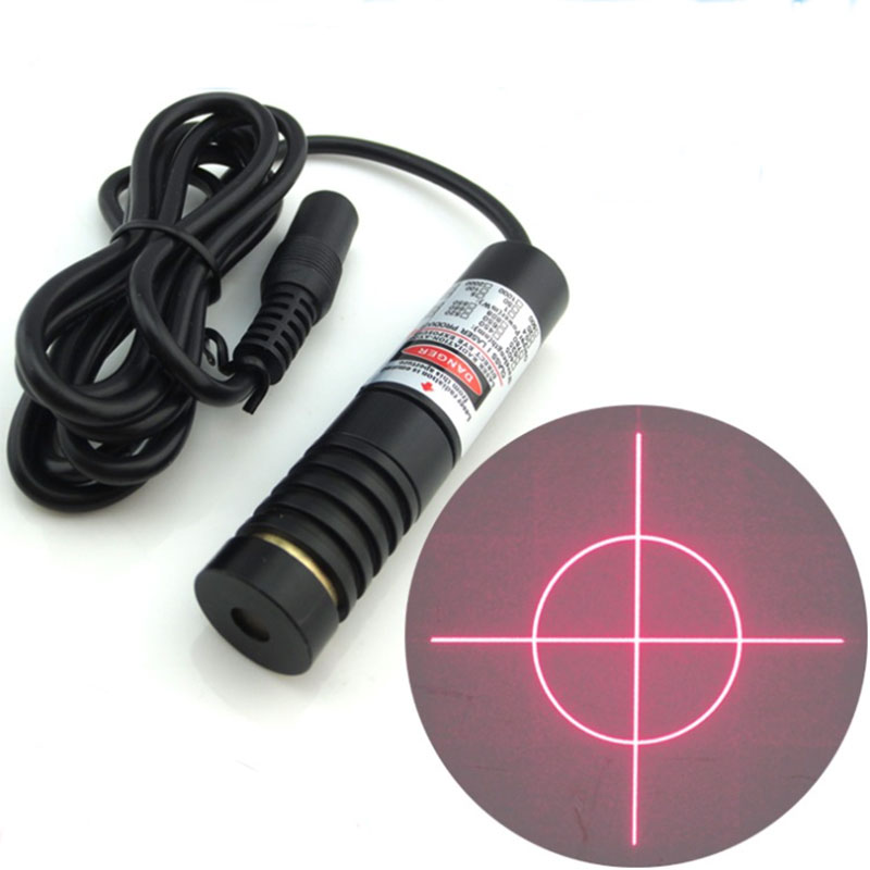 High stability circle with cross effect red / Green / blue laser wavelength and power يمكن تخصيص
