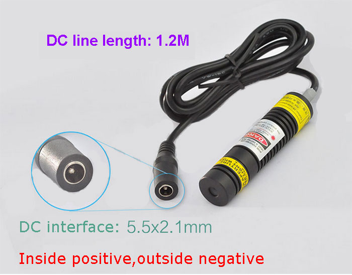 648nm 100mw وحدة الليزر الأحمر Crosshair Laser/ Line Cast line instrument/ Dot Locating lamp