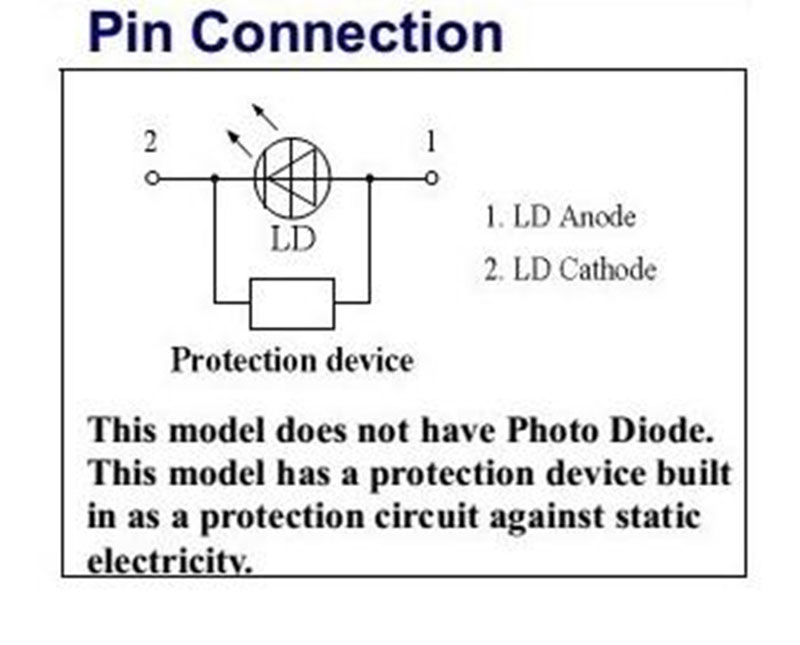 450nm 448nm 3500mW ليزر ديود NDB7A75 Nichia