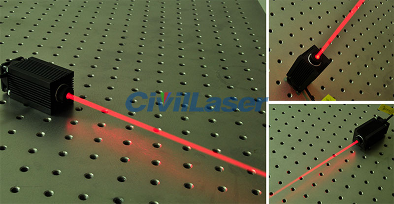 660nm 250mw semiconductor laser قوة عالية Red laser
