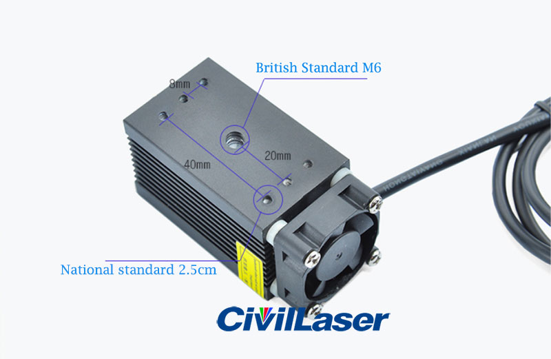 660nm 250mw semiconductor laser قوة عالية Red laser