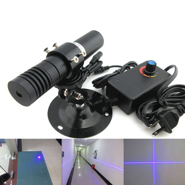 Ultra high brightness 450nm 1500mw ليزر أزرق قابل للتعديل التركيز نقطة / خط / كوشير